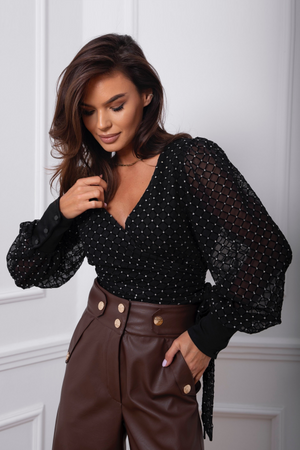 Blusa de Tule AMY - Preta