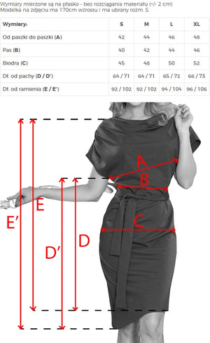 Vestido com Saia Assimétrica e Cinto — Bordô — imagem 10