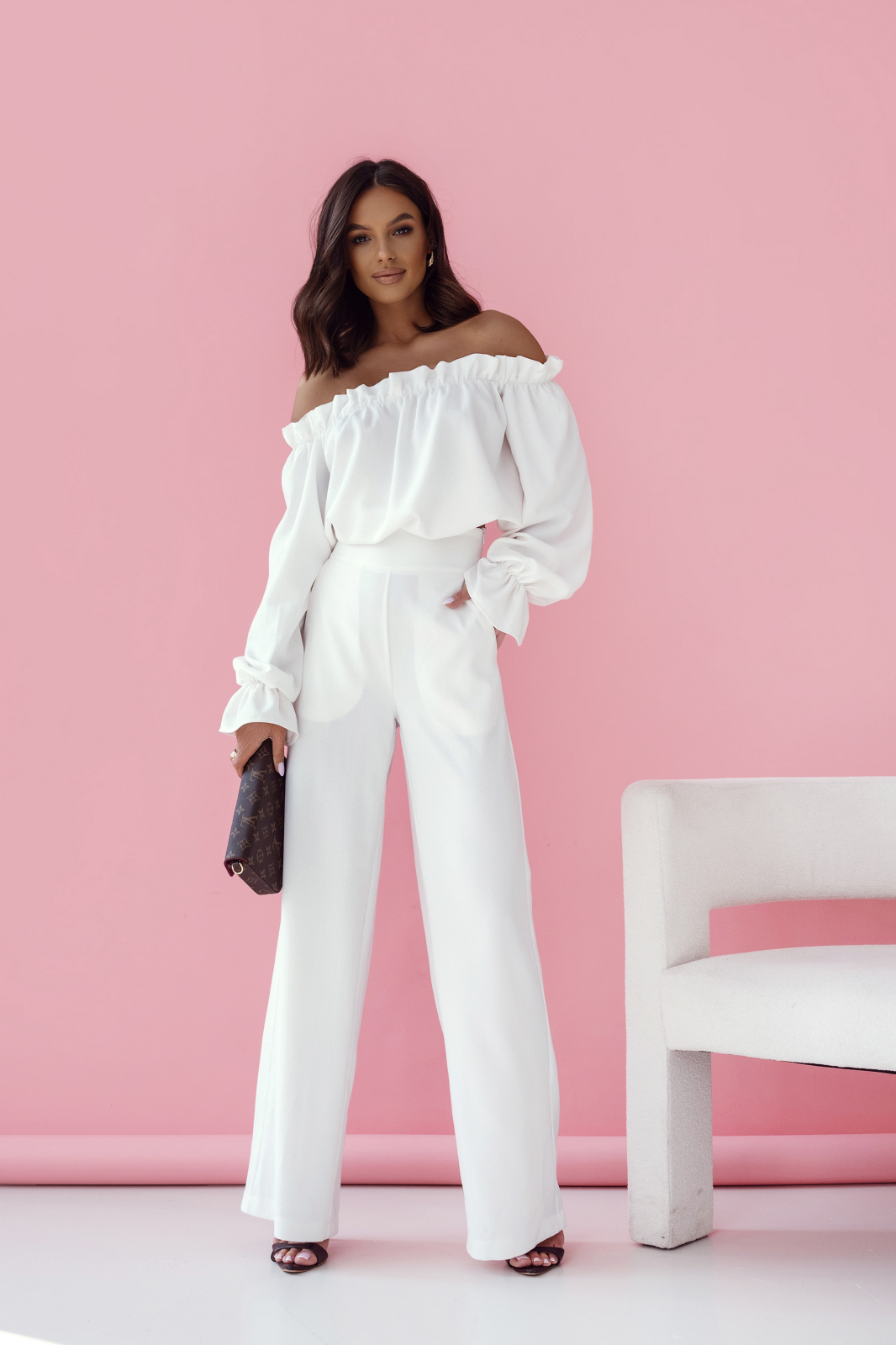 Conjunto de Linho MIA - Cru – vista 2