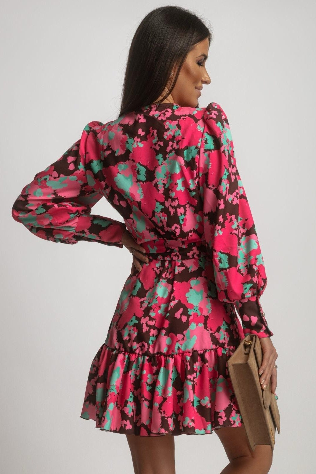 Vestido ANNA - Manchas Verdes