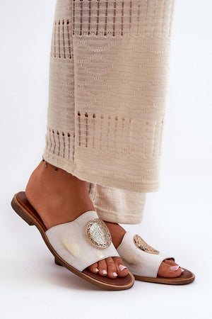 Chinelos de dedo modelo 198270 Pise com estilo