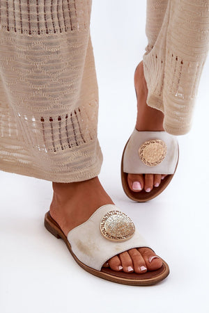 Chinelos de dedo modelo 198270 Pise com estilo