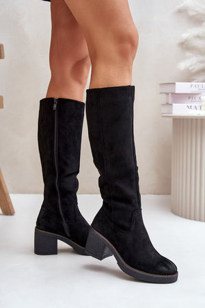 Botas de salto alto modelo 202103 Estilo de passo