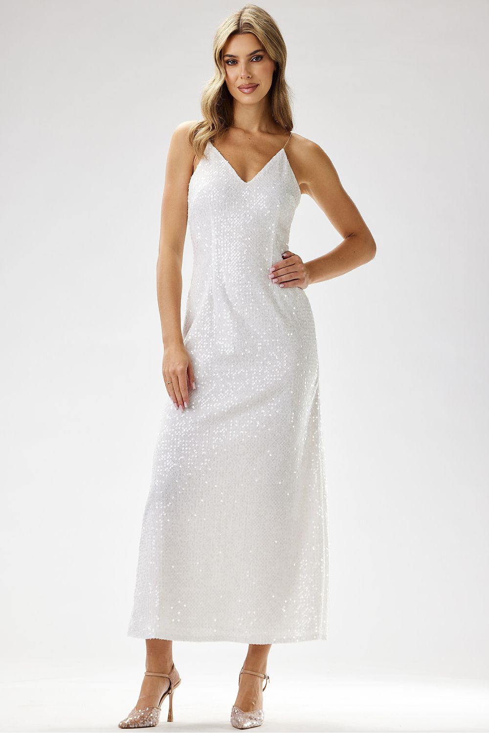 Vestido comprido modelo 204259 awama