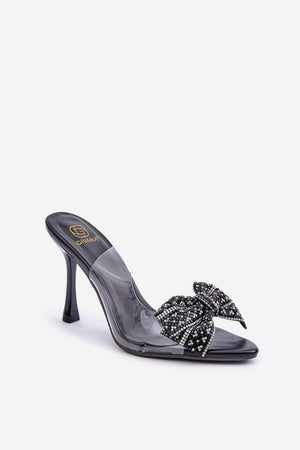 Sandálias de tacão modelo 211374 Pise com estilo