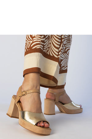 Sandálias de salto alto modelo 214002 PRIMO