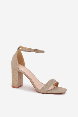 Sandálias de tacão modelo 215643 Pise com estilo