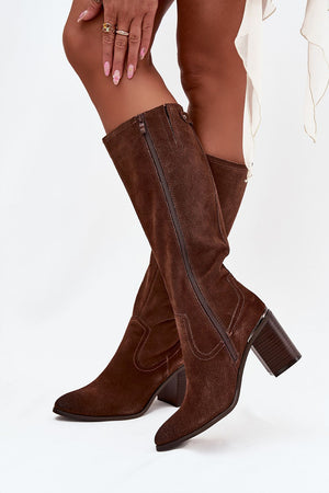 Botas de salto alto modelo 218730 Pise com estilo