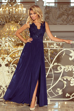 Vestido comprido modelo 123050 Numoco