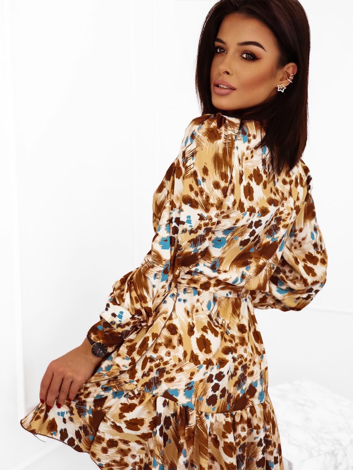 Vestido ANNA - Manchas Castanhas