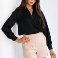 Blusa RAINA Transpassada com Cordão