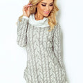 Vestido Justo com Mangas Curtas - Preto