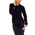 Blusa com Laço à Frente - Preta