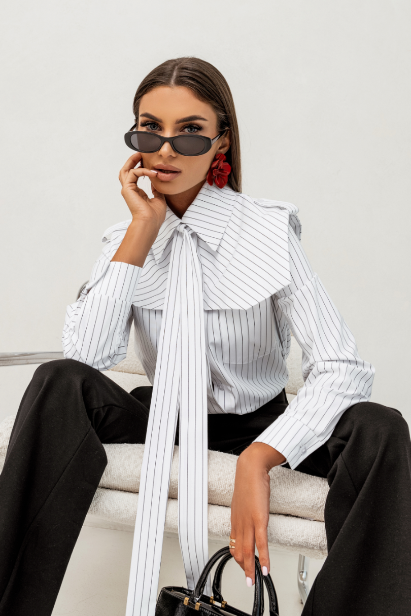 Camisa MILO às Riscas - Cru