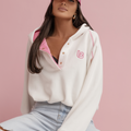 Sweatshirt Polar LOOM - Cru e Rosa Claro