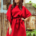 Vestido SOFIA Butterfly - Vermelho