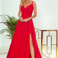 Vestido Longo CHIARA com Alças - Vermelho