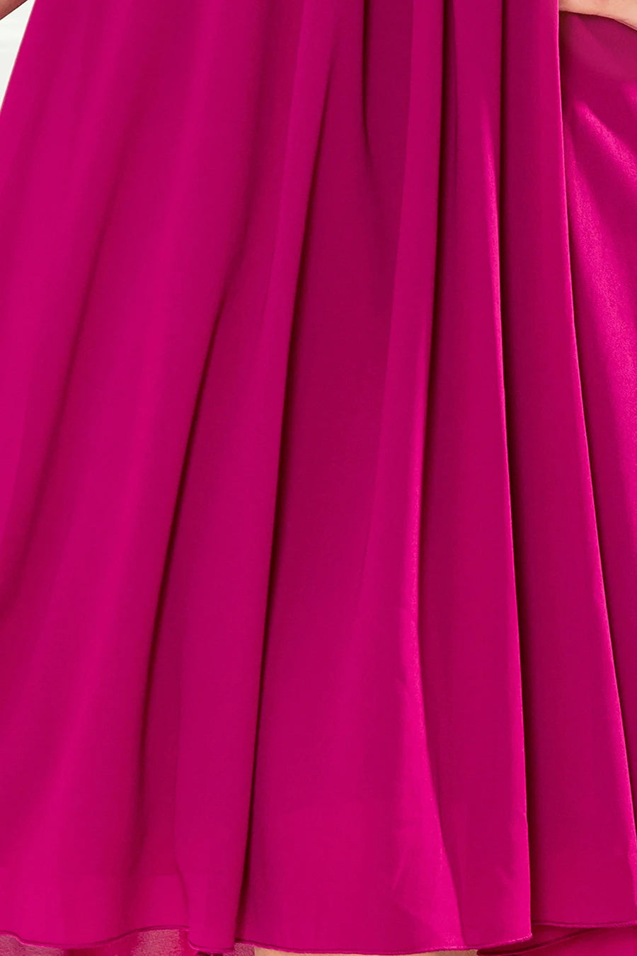 Vestido de Chiffon ALIZEE - Fúcsia