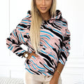 Sweatshirt KANGAROO - Ondas Bege, Pretas e Azuis