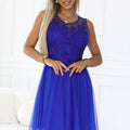 Vestido Feminino CATERINA com Guipure e Tule Delicado