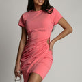 Vestido Sweatshirt com Fendas