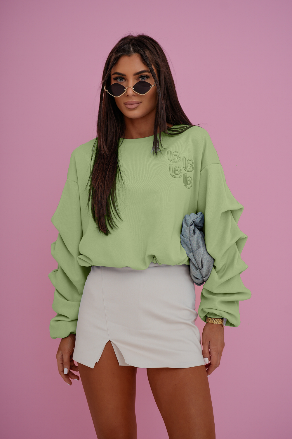 Sweatshirt REMY Retro - Matcha