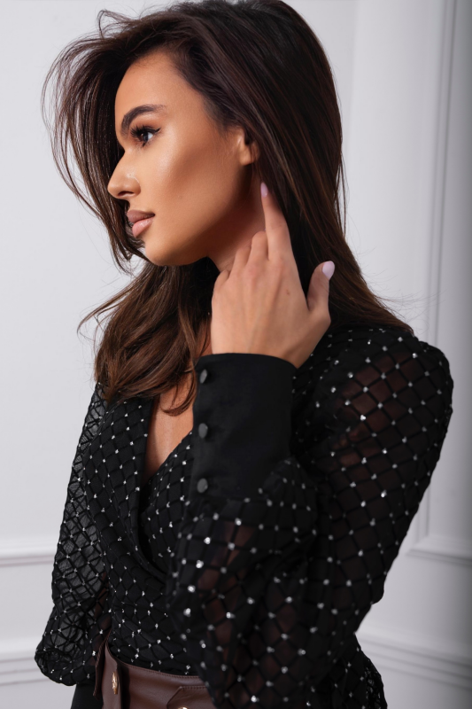 Blusa de Tule AMY - Preta