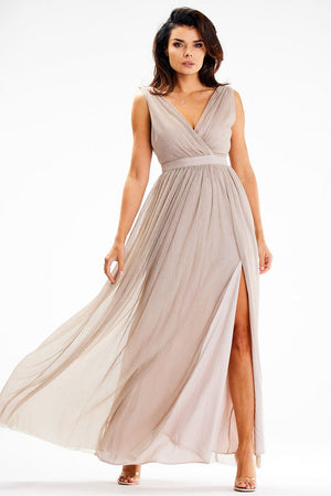  Vestido comprido modelo 189443 awama