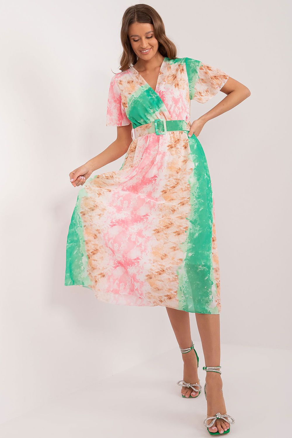  Vestido de dia modelo 196196 Itália Moda