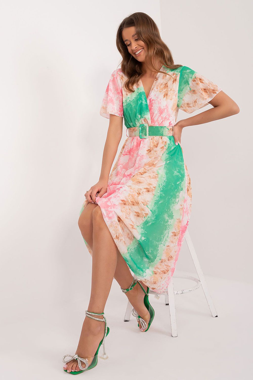  Vestido de dia modelo 196196 Itália Moda