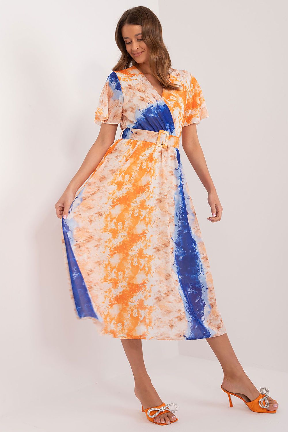  Vestido de dia modelo 196199 Itália Moda