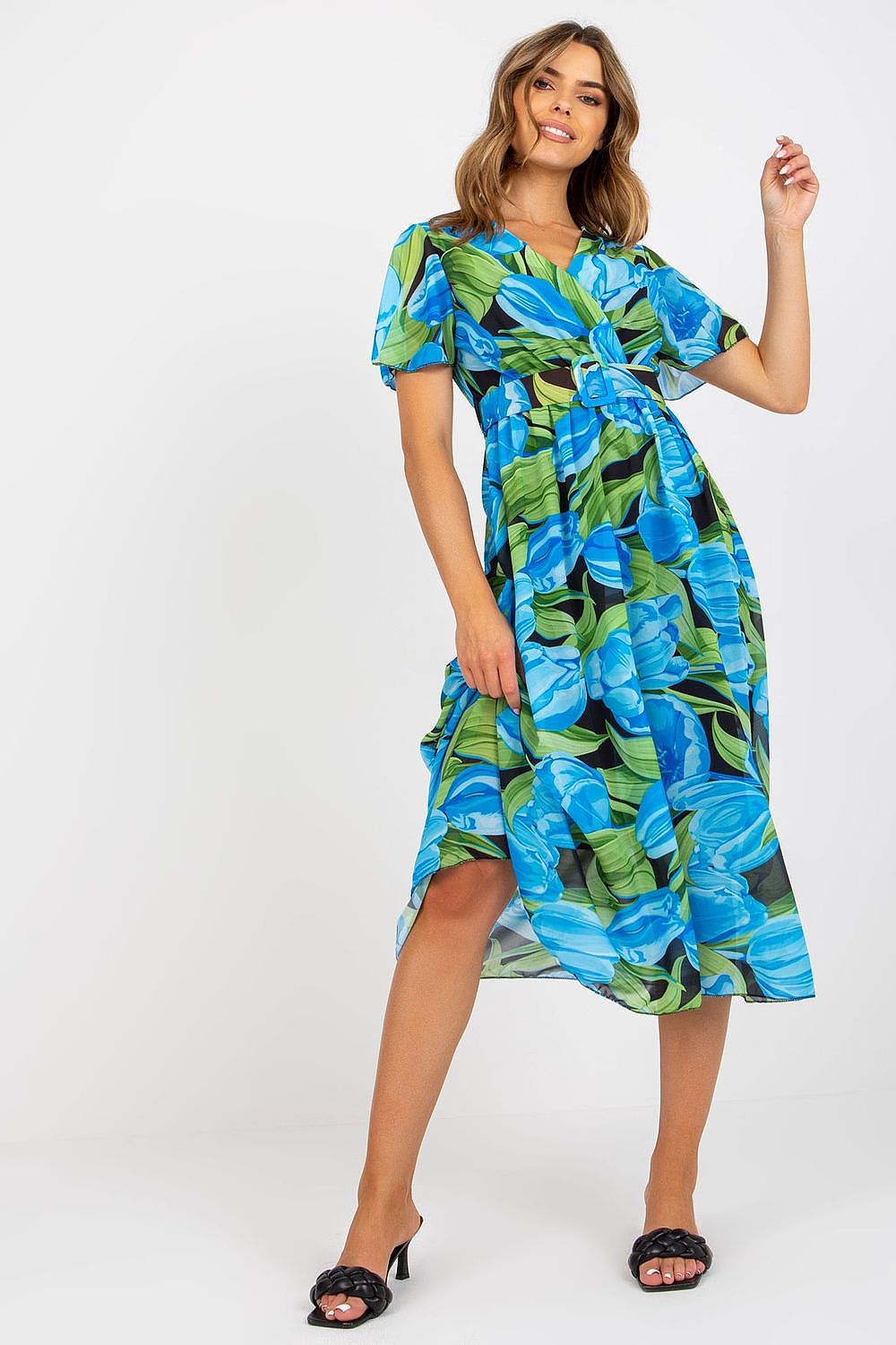  Vestido de dia modelo 196200 Itália Moda