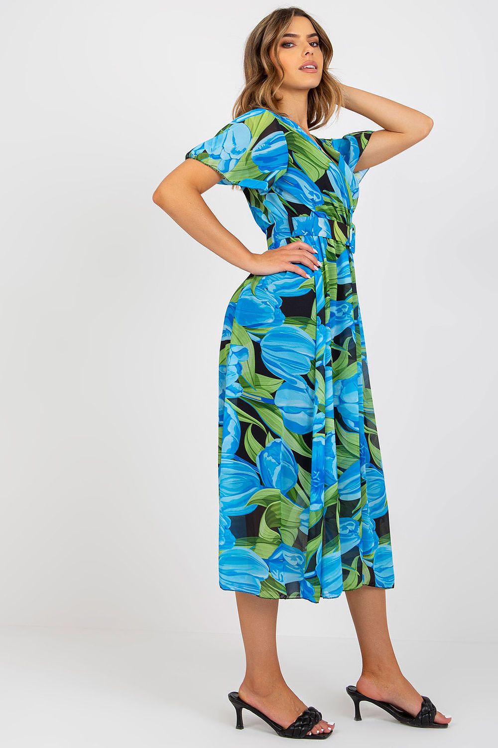  Vestido de dia modelo 196200 Itália Moda