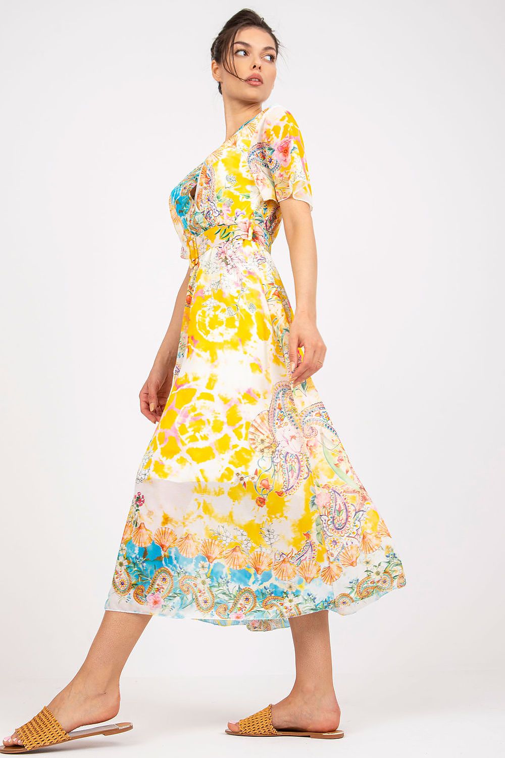  Vestido de dia modelo 196201 Itália Moda