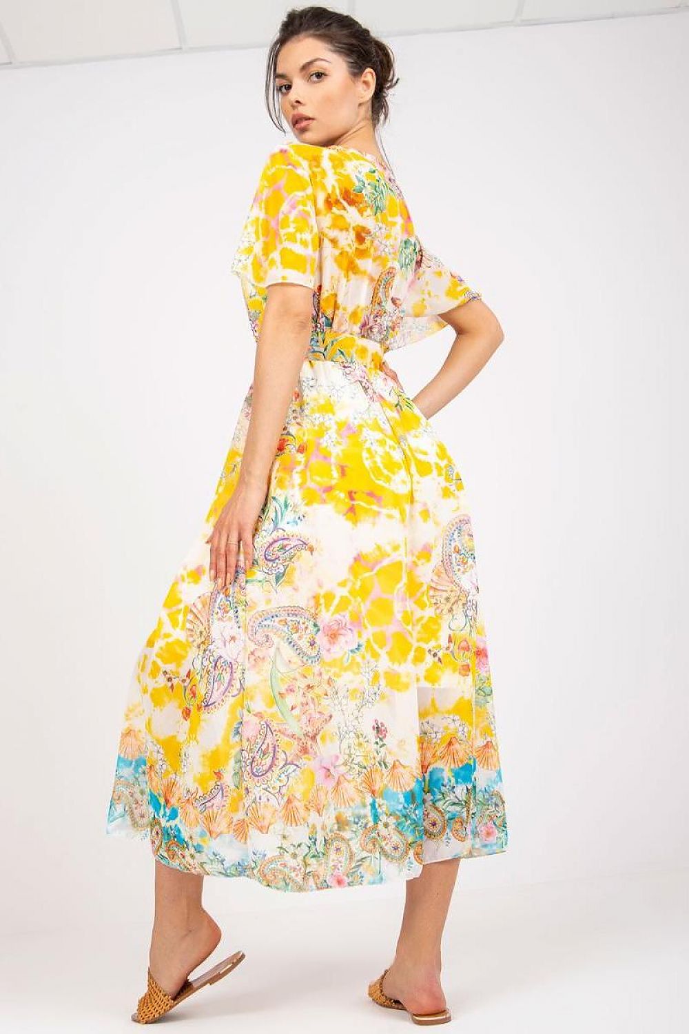  Vestido de dia modelo 196201 Itália Moda