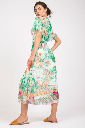  Vestido de dia modelo 196202 Itália Moda