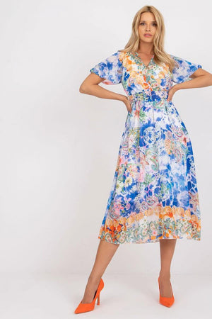  Vestido de dia modelo 196203 Itália Moda