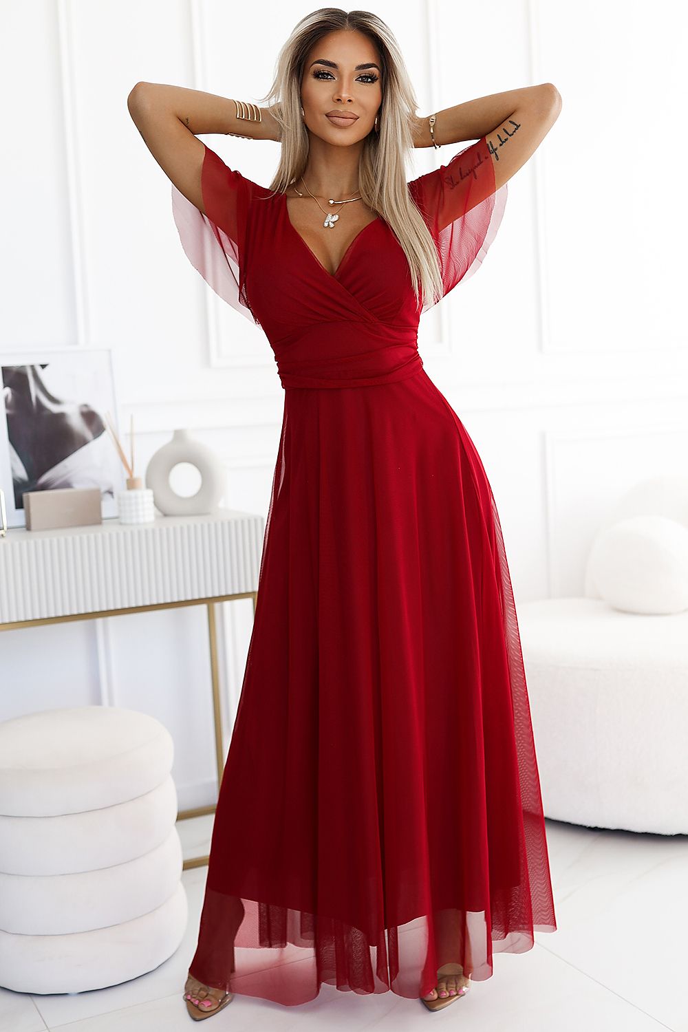  Vestido comprido modelo 202448 Numoco