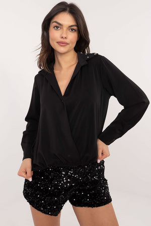  Camisa de manga comprida modelo 203102 Itália Moda