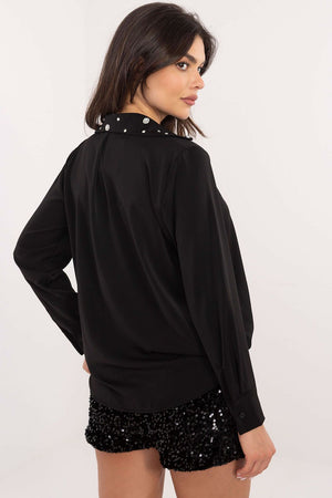  Camisa de manga comprida modelo 203102 Itália Moda