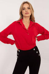  Camisa de manga comprida modelo 203400 Itália Moda