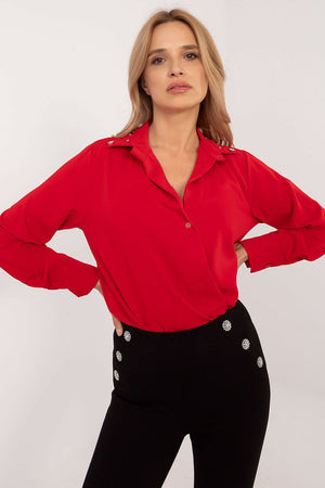  Camisa de manga comprida modelo 203400 Itália Moda