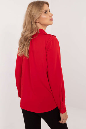 Camisa de manga comprida modelo 203400 Itália Moda