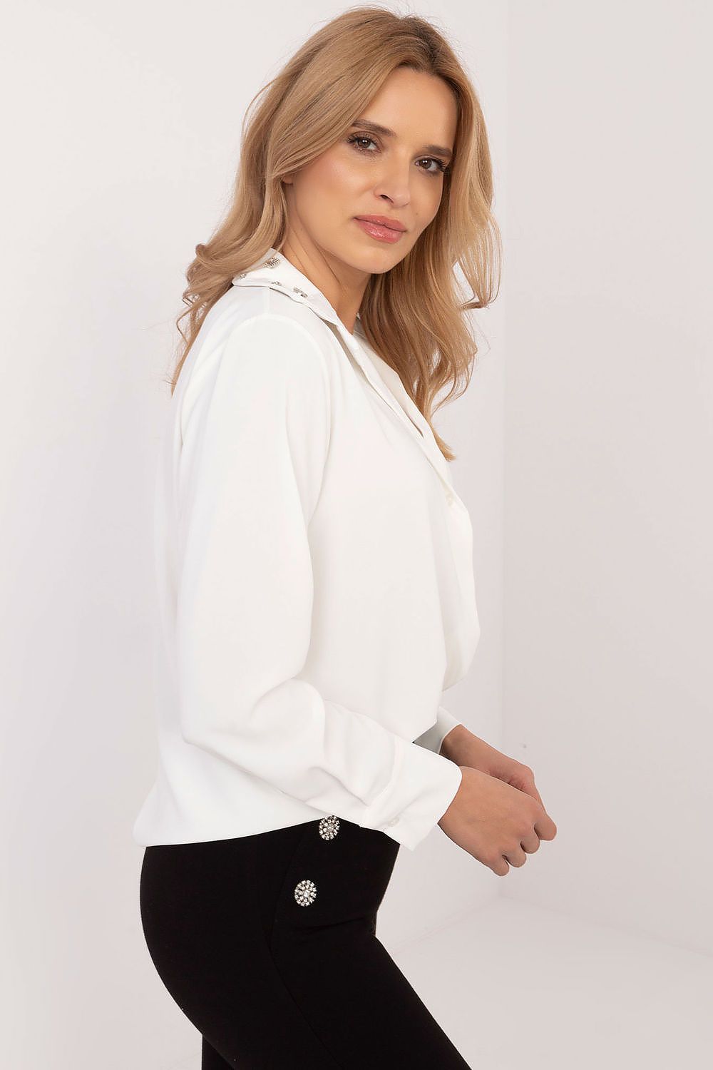  Camisa de manga comprida modelo 203401 Itália Moda