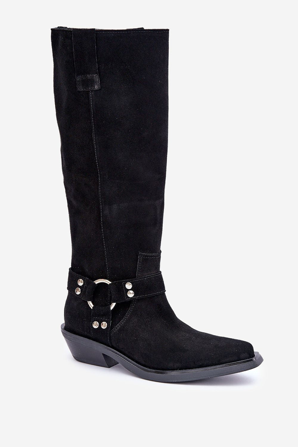  Botas de cano alto modelo 203898 Pise com estilo