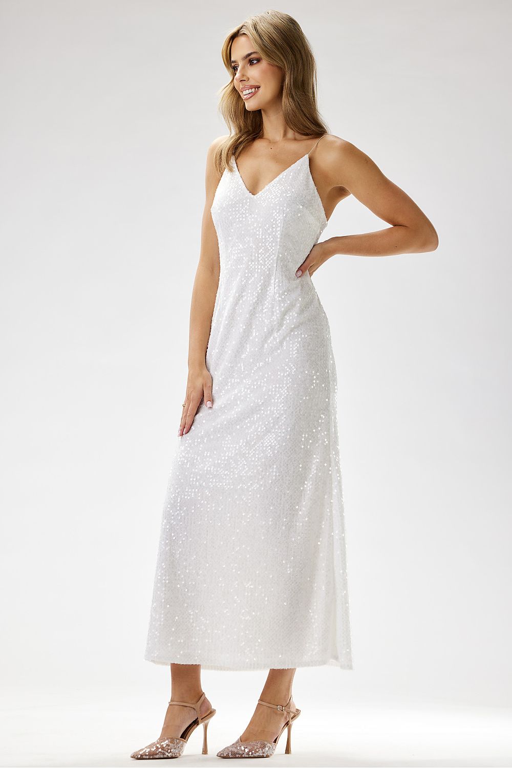  Vestido comprido modelo 204259 awama