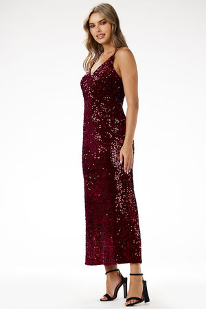  Vestido comprido modelo 204261 awama