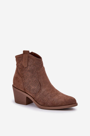  Botas de salto alto modelo 208466 Pise com estilo