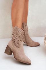  Botas de salto alto modelo 209416 Pise com estilo