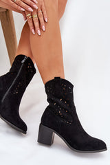  Botas de salto alto modelo 209417 Pise com estilo